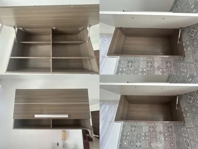 2 armários aéreos de cozinha