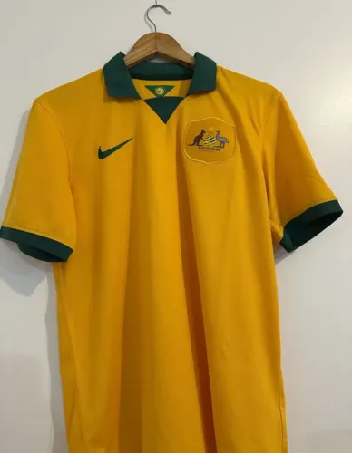 Camiseta de futebol original da Copa do Mundo de 2014 da Austrália.