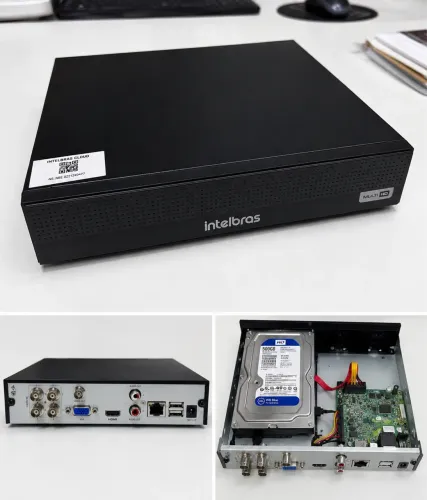 DVR intelbras com HD 500GB