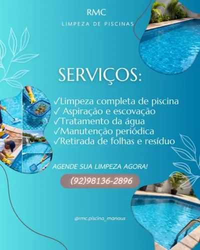 RMC LIMPEZA DE PISCINAS 