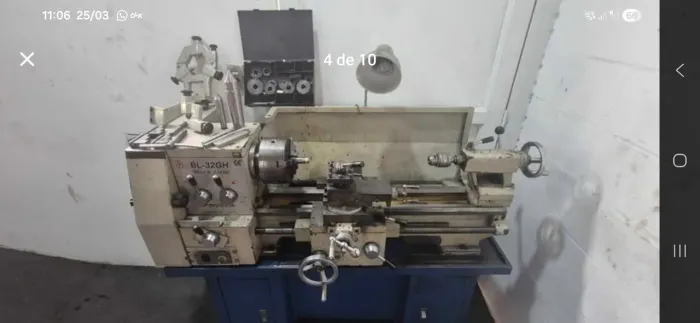 Torno industrial 