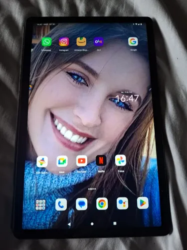 Tablet lenovo 4gb ram TB-J616X de 64gb armazenamento. Chip, Wi-Fi. 