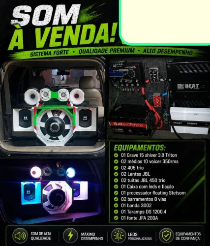 Vendo Caixa Trio completa, top de verdade pouco usada.