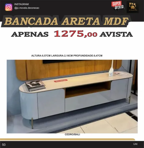 BANCADA ARETA MDF