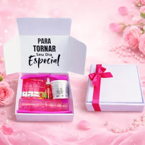 Kit Rosa Mosqueta Clareamento Facial Pele Macia e Hidratada Presente Especial Dia das Mães