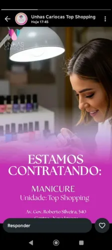 Vaga de manicure
