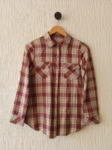 camisa xadrez vermelha junina masculina tam p