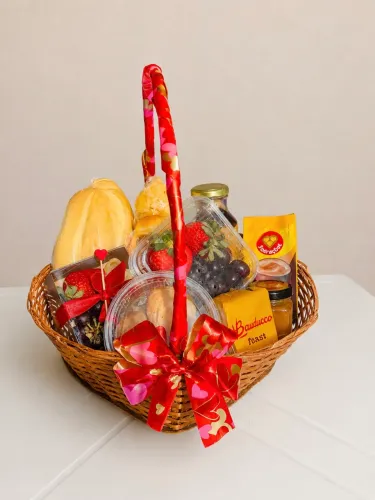 Cesta de café da manhã 