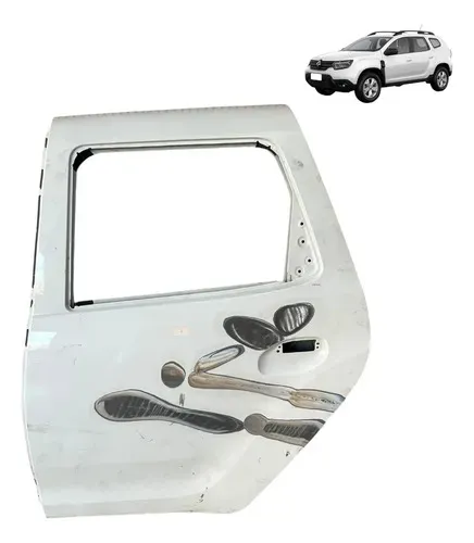 Porta Duster 2021 2022 Até 2026 Traseira Esquerda Original Traseira Esquerdo
