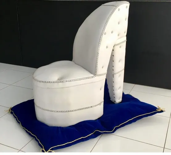 Decoração Sapato salto alto princesa 