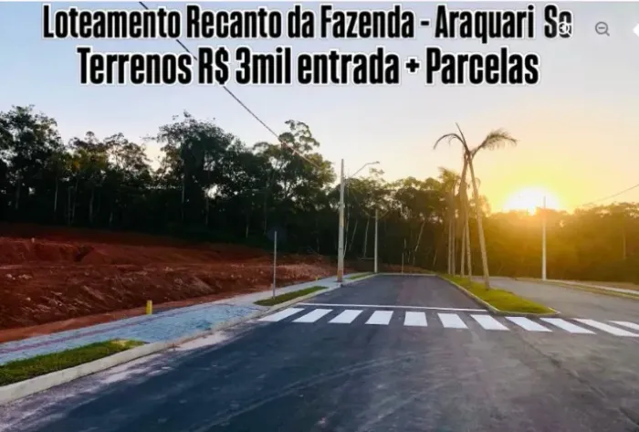 Terrenos Araquari Entrada + Parcelas Pronto Para Construir