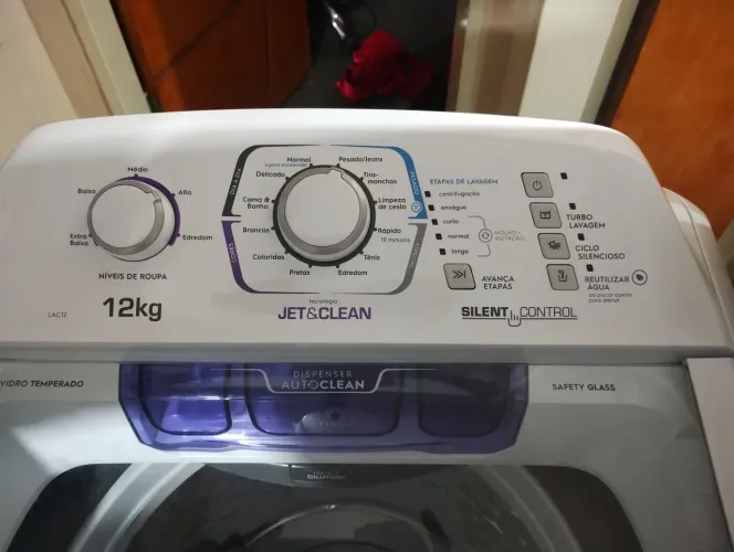 Máquina Eletrolux 12kg sexto de inox