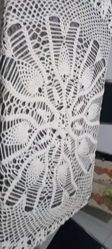 Toalha pra mesa de crochê