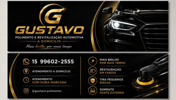 Polimento de automóveis e de faróis