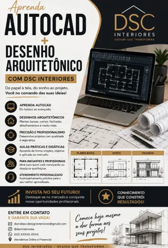 Desenho arquitetônico e Cad