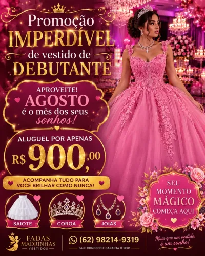 Aluguel de Vestido de Debutante ?