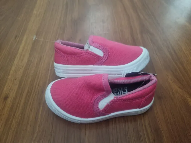 Tênis airon rosa infantil sem cadarço