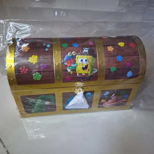 Balde de pipoca Baú - Bob Esponja Cinemark 2026 Lacrado