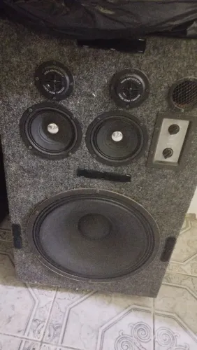 Par de caixas telefunken c-901,130w