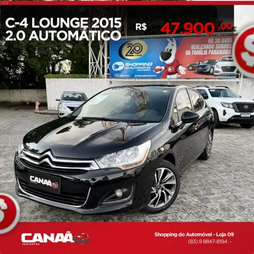 Citroen C4 Lounge Tendance 2.0 Flex 4P Aut. 2015
