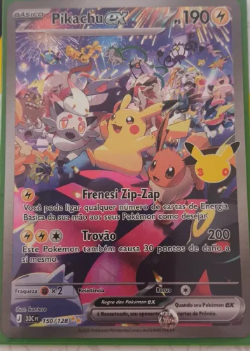 Pikachu 30 anos Celebrações Pokémon