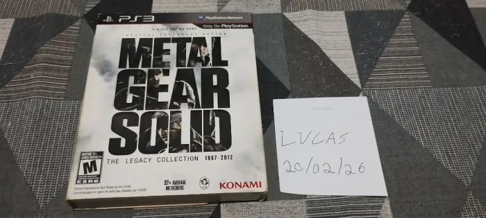 Metal Gear Solid: The Legacy Collection PS3 com artbook