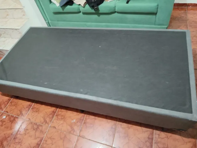 2 Camas Solteiro Box com Auxíliar (sem colchão) 