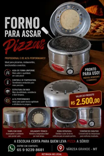 Vende-se forno de pizza