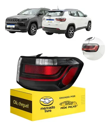 Sinaleira Traseira Canto Jeep Compass 2022 A 2026 C/led Ld Direito/passageiro