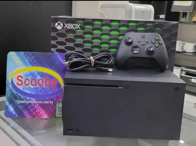 XBOX SÉRIES X SEMINOVO,1 CONTROLE, GARANTIA 1 ANO APARELHO 