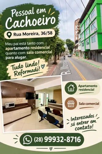 Sala comercial na Rua Moreira
