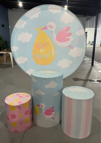 Kit capas painel - Chá Revelação
