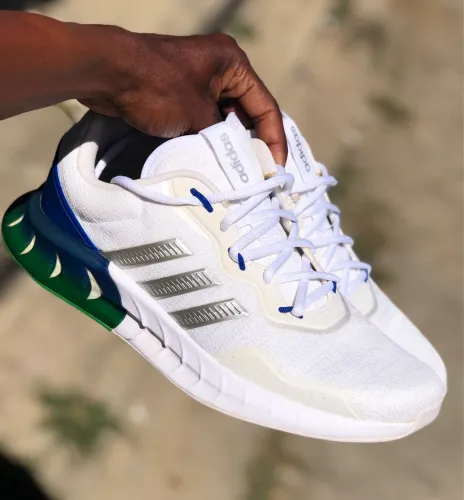 Tênis Adidas Kaptir Super White Silver Metallic