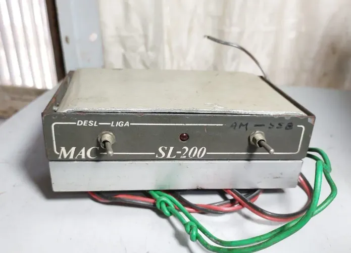 Amplificador Linear Botina Mac SL- 200 Px 27 Mhz  -Cobra-Alan-Voyager-Galaxy Pluto-