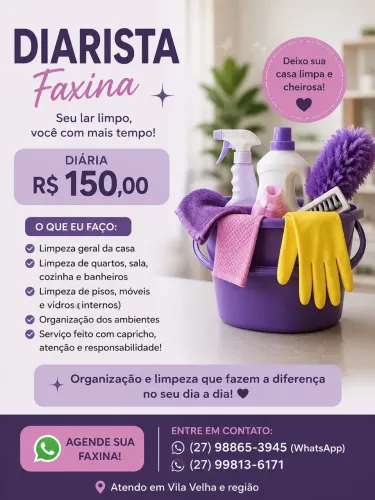 Faxina completa 150