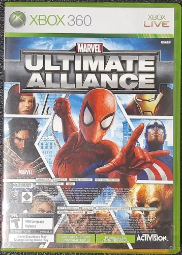 Marvel Ultimate alliance + forza motorsport 2 xbox 360