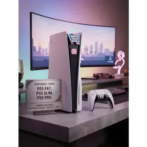 Grade Faceplate GTA 6 para Playstation 5