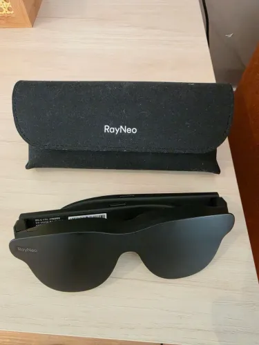Óculos Inteligentes RayNeo Air 4 Pro + adaptador hdmi + cabo de vídeo pro