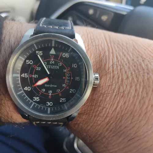 Citizen eco-drive aviator AW-1360.