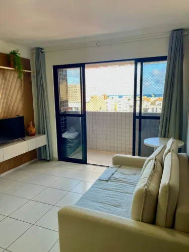 Quarto e sala mobiliado à venda, 47 m² por R$ 520.000 - Ponta Verde - Maceió/AL