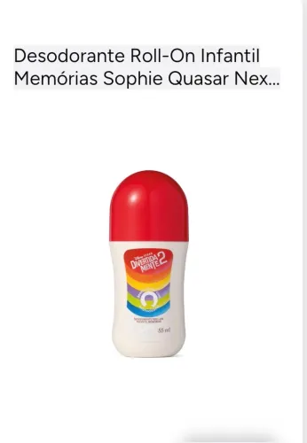 Desodorante roll-on divertidamente