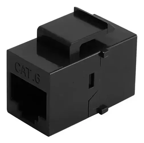 Keystone Rj45 Cat6 Fêmea X Fêmea Para Rede