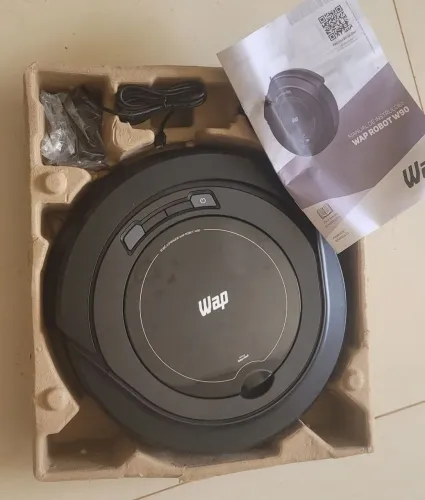 ROBÔ ASPIRADOR DE PÓ- LÃ- PÊLOS- PASSA PANO DA WAP