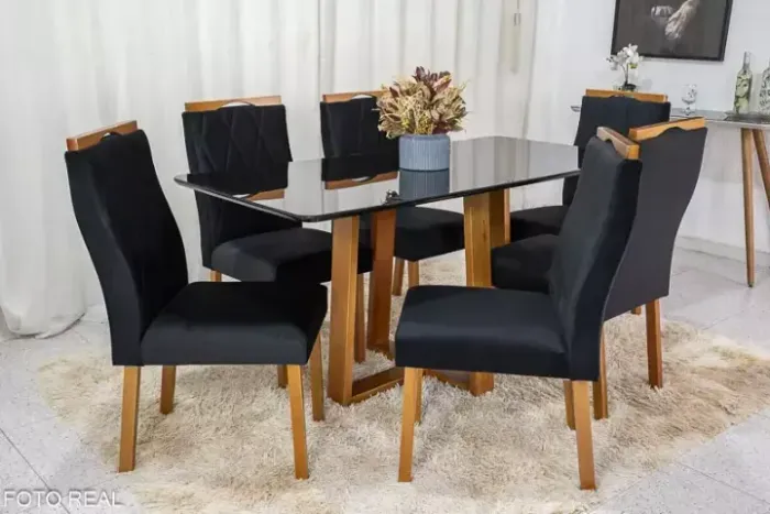 Mesa de jantar 6 lugares