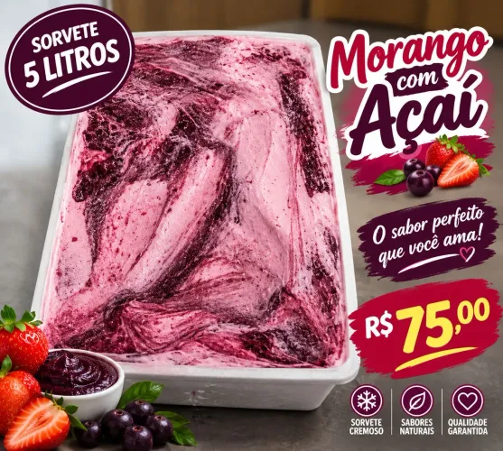 Caixa de sorvete 5 litros