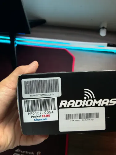 Radiomaster pocket + carregador 2s a 6s 