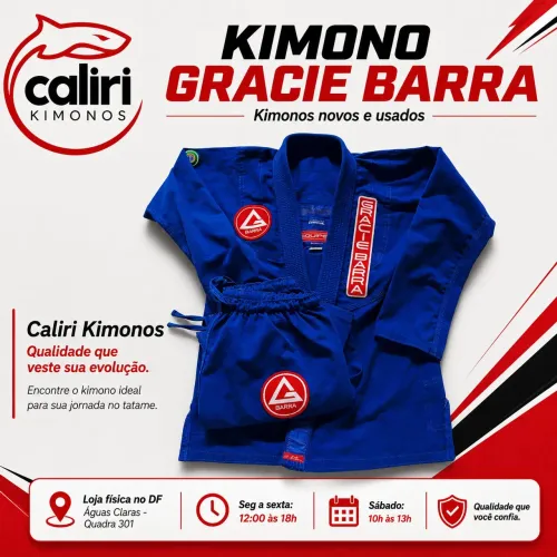 Kimono gracie barra m4 usado Jiu-Jitsu 