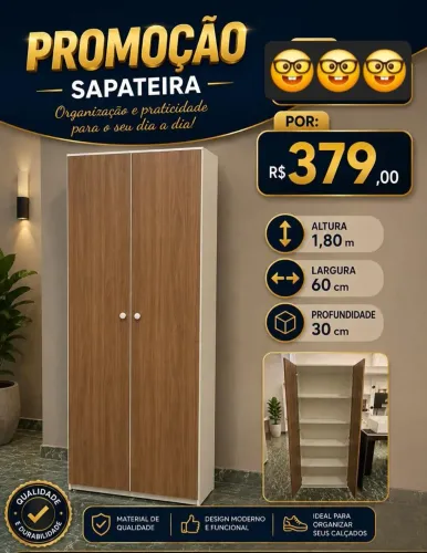 Armário Multiuso 100% MDF