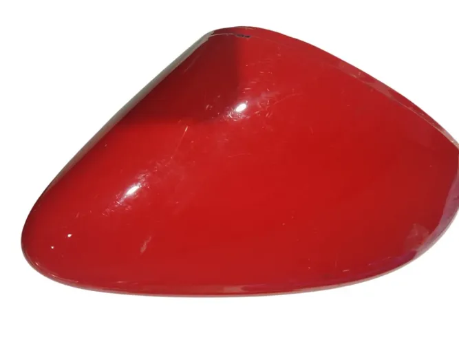 Capa Retrovisor Esquerdo Gol Voyage Saveiro Fox 2010 A 2020 Vermelho