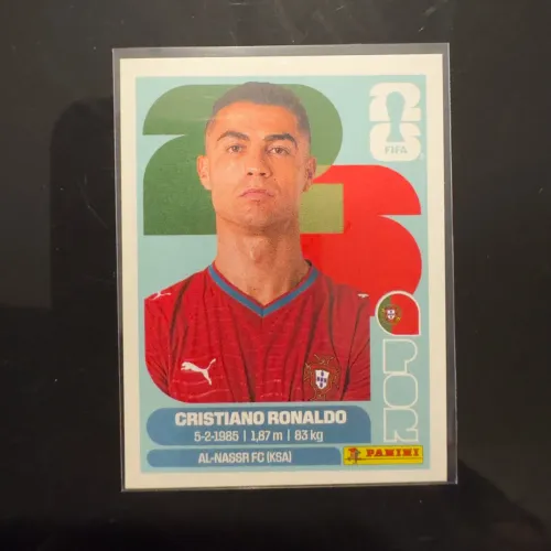 Figurinha Cr7 - Cristiano Ronaldo - Borda Branca - Copa do Mundo 2026